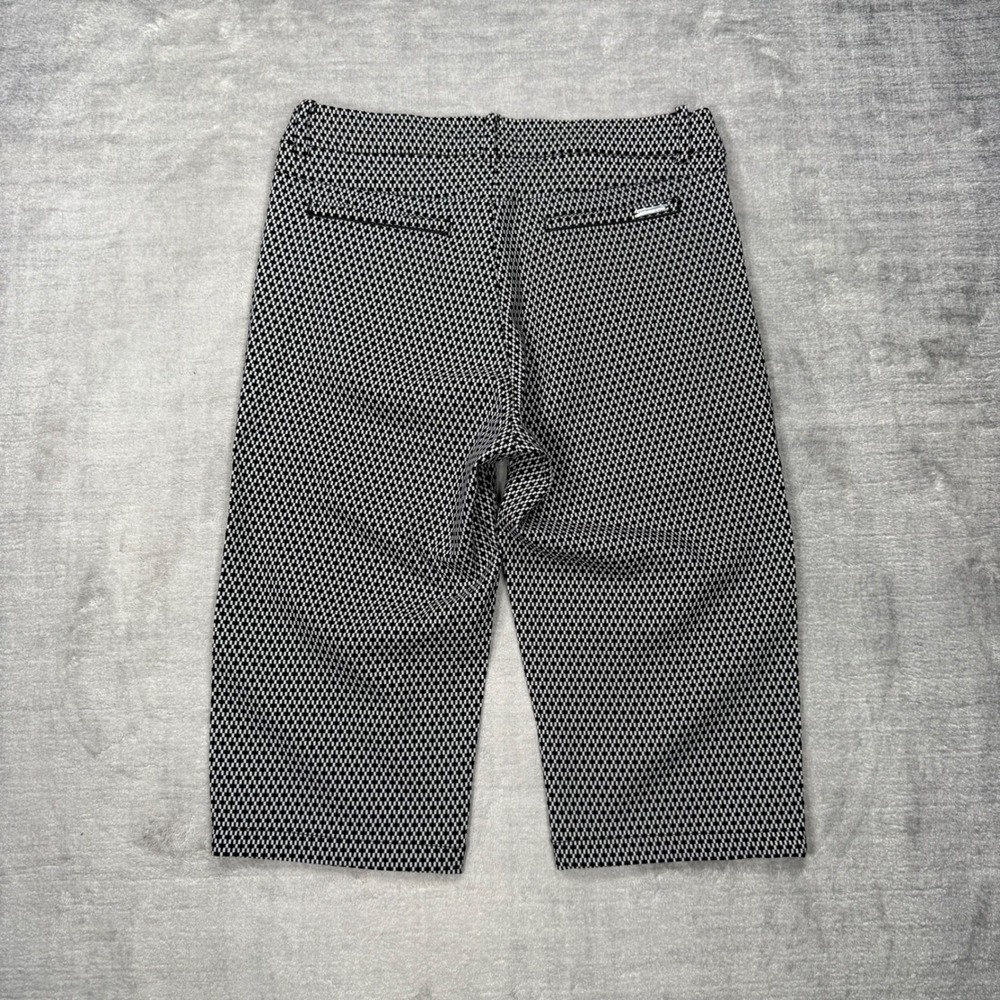 Rohnisch Smooth Pirat Golf Pants Womens 4 36x14 Black White Checkered Activewear
